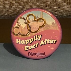 Disneyland Happily Ever After Button